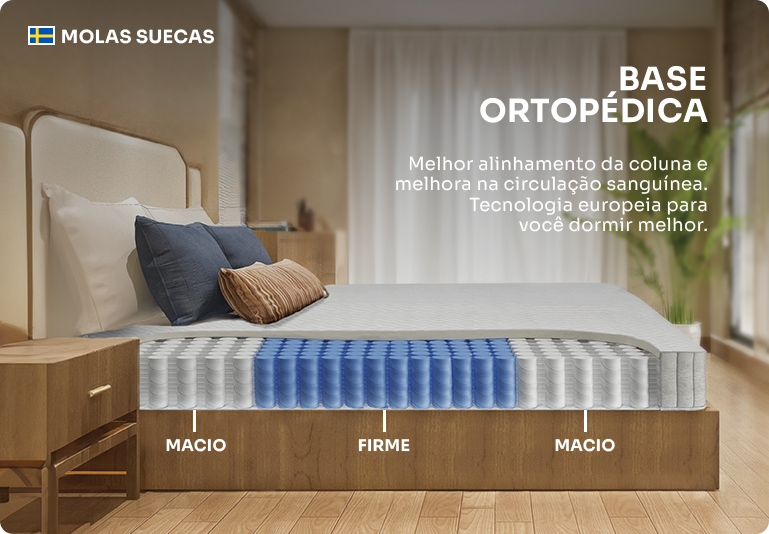 Base ortopédica - Molas Suecas