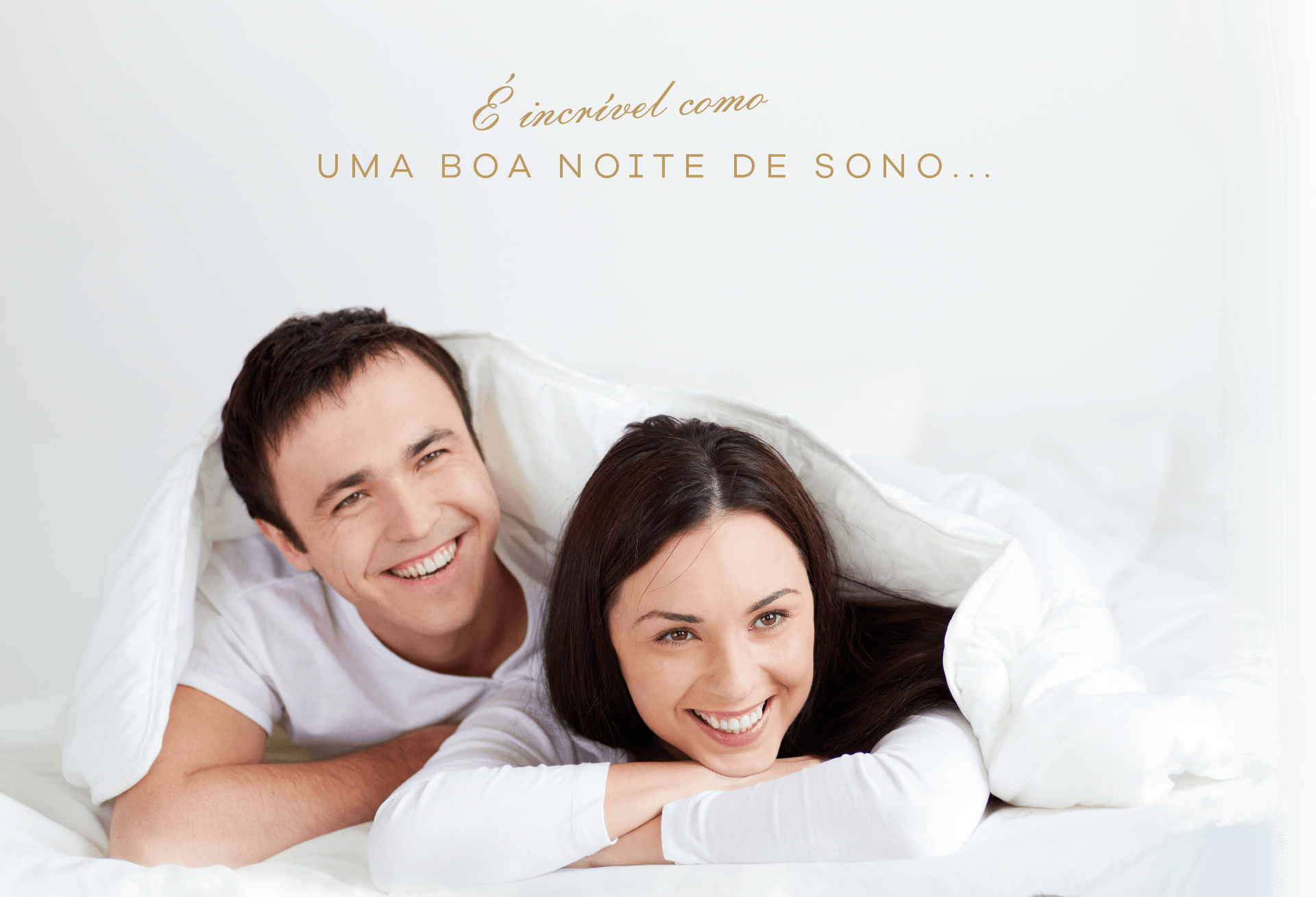 É incrível como uma boa noite de sono...